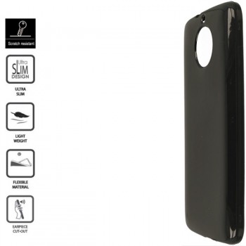 Silikoninis-tpu dėklas juodas  (MOTO G5S)